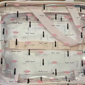 Mary Kay Pink and White Makeup Organizer